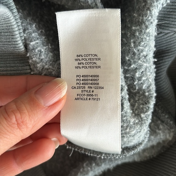 Wilfred Free Cropped Teal Sweatshirt XS - Picture 8 of 8